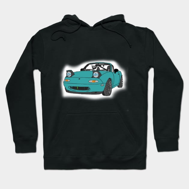 Mazda Miata MX-5 NA Hoodie by ronfer